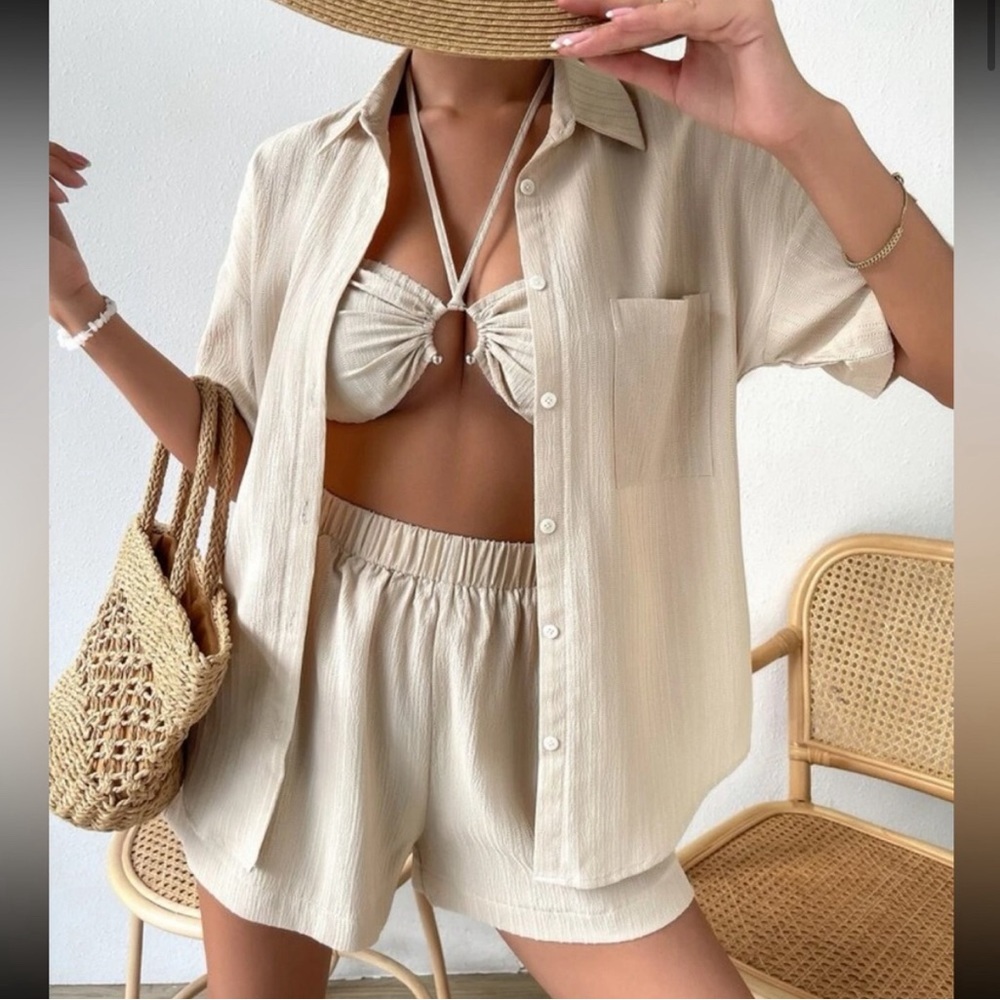 Beige three piece set